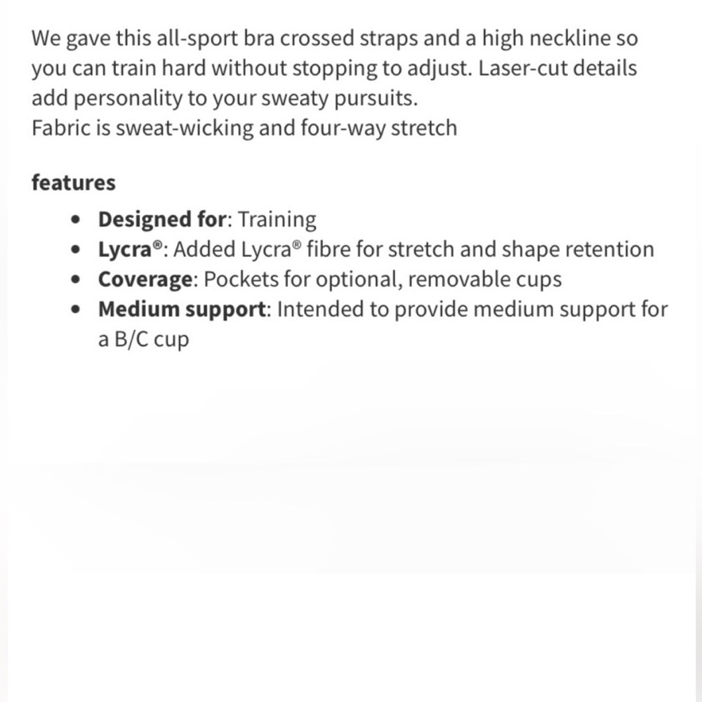 Lululemon Colour Me Quick Sports Bra (Size 4) - Picture 4 of 8